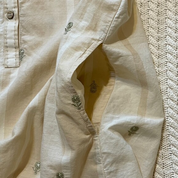 Khaadi Ivory with gold embroidery A line kurta for women Size 14 / Size Large - Picture 9 of 16